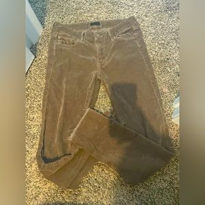 Suede brown pants
